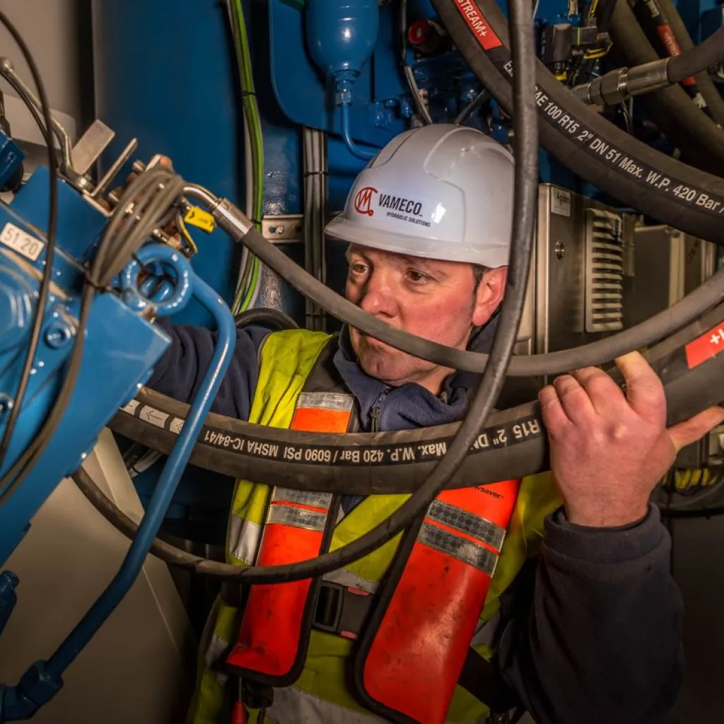 Hydraulische onderhoudswerken
